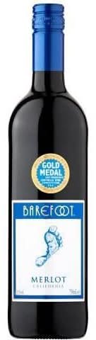 Vino Tinto Barefoot Merlot California 750 ml