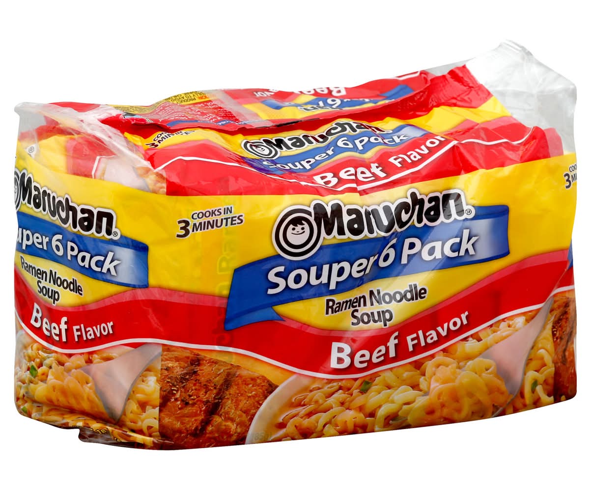 Maruchan Ramen Noodle Soup, Beef Flavor