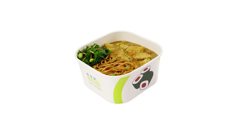 Tofu Curry Yakisoba
