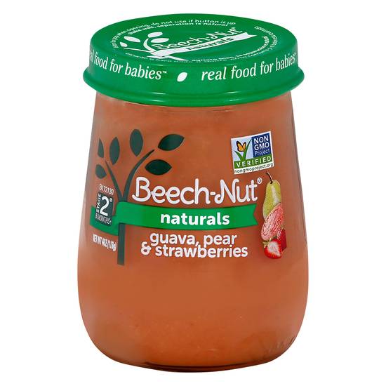 Beech-Nut Stage 2 Naturals Guava Pear & Strawberries Baby Food