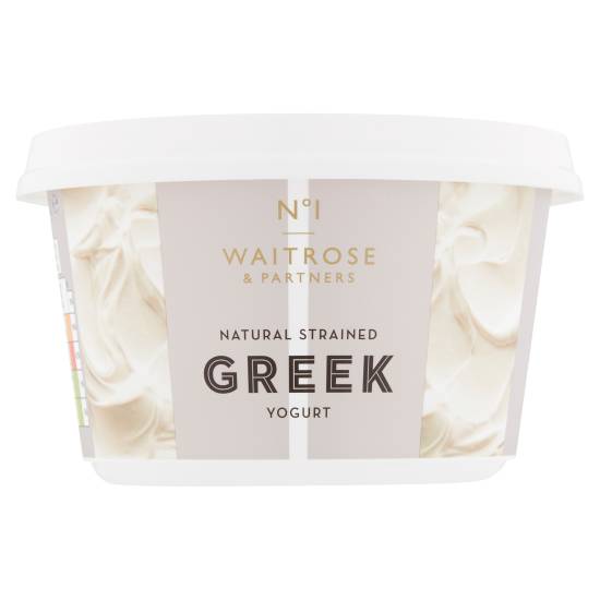 No.1 Waitrose & Partners Natural Strained Greek Yogurt