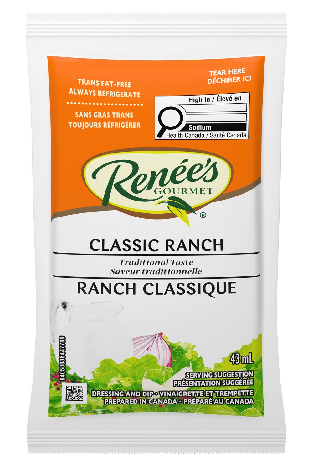 Renée's Classic Ranch Dressing Pouch (43 ml)