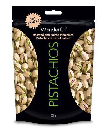 Wonderful Roasted & Salted Pistachios (200 g)