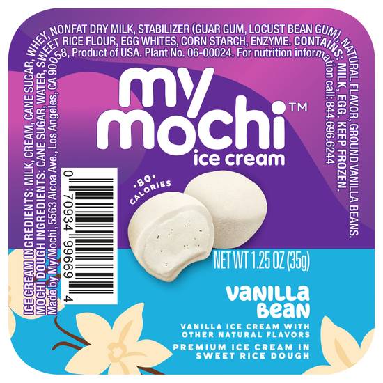 My/Mo Vanilla Bean Mochi Ice Cream (1.5 oz)