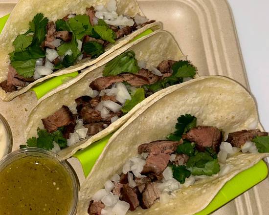 Street Steak Tacos with Medium Sauce