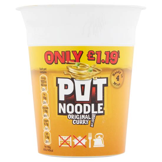 Pot Noodle Original Curry (90g)