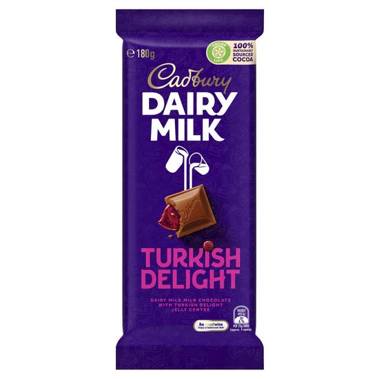 Cadbury Dairy Milk Turkish Delight 180g