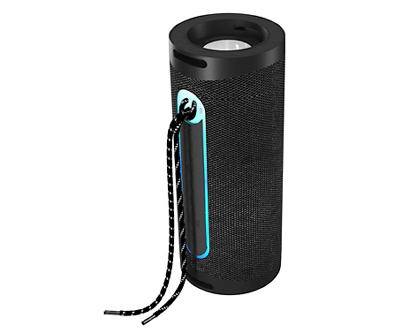 Supersonic Portable Bluetooth Speaker With Led Flashlight, Black