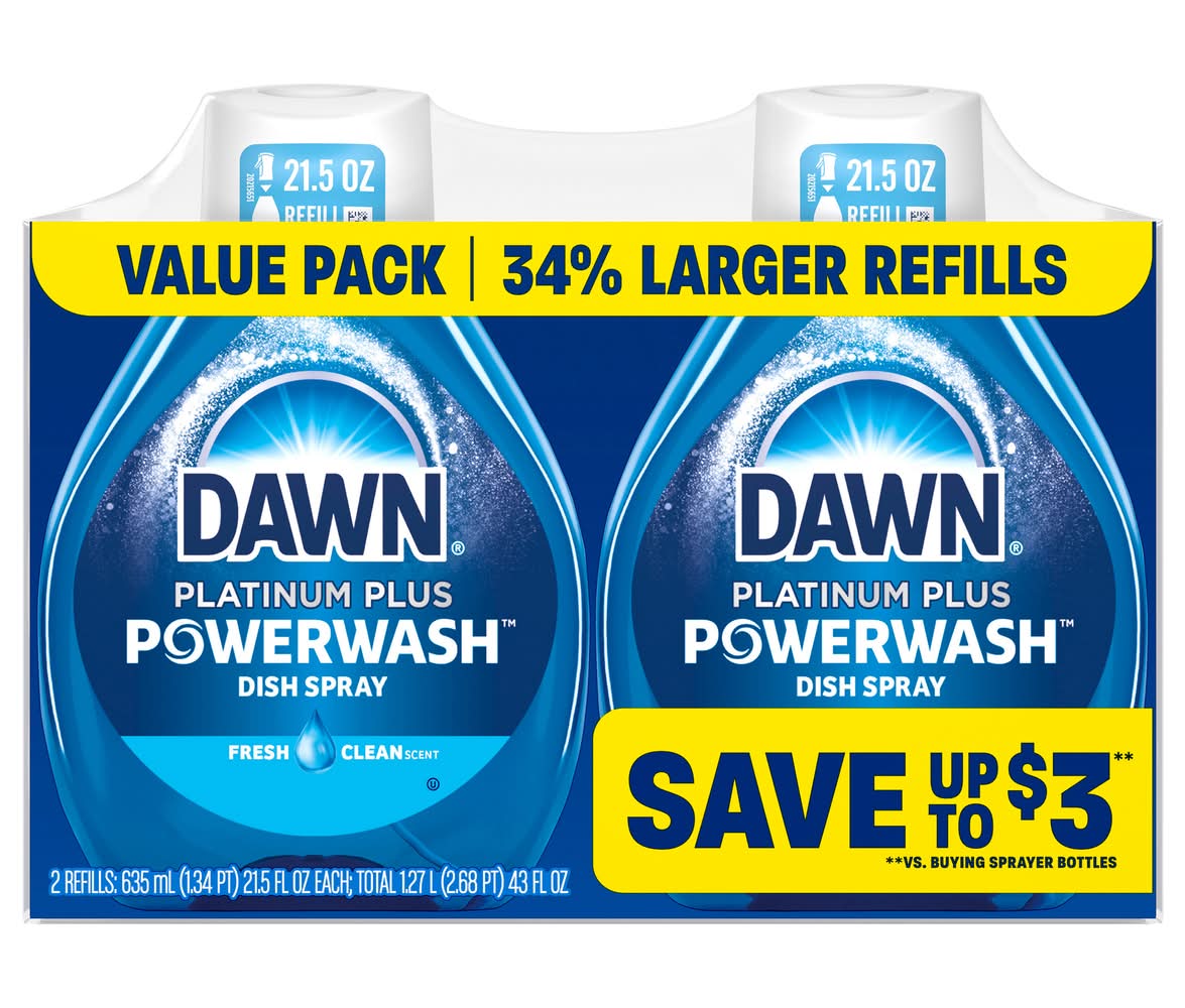 Dawn Powerwash Dishwashing Liquid (2 x 21.5 fl oz)
