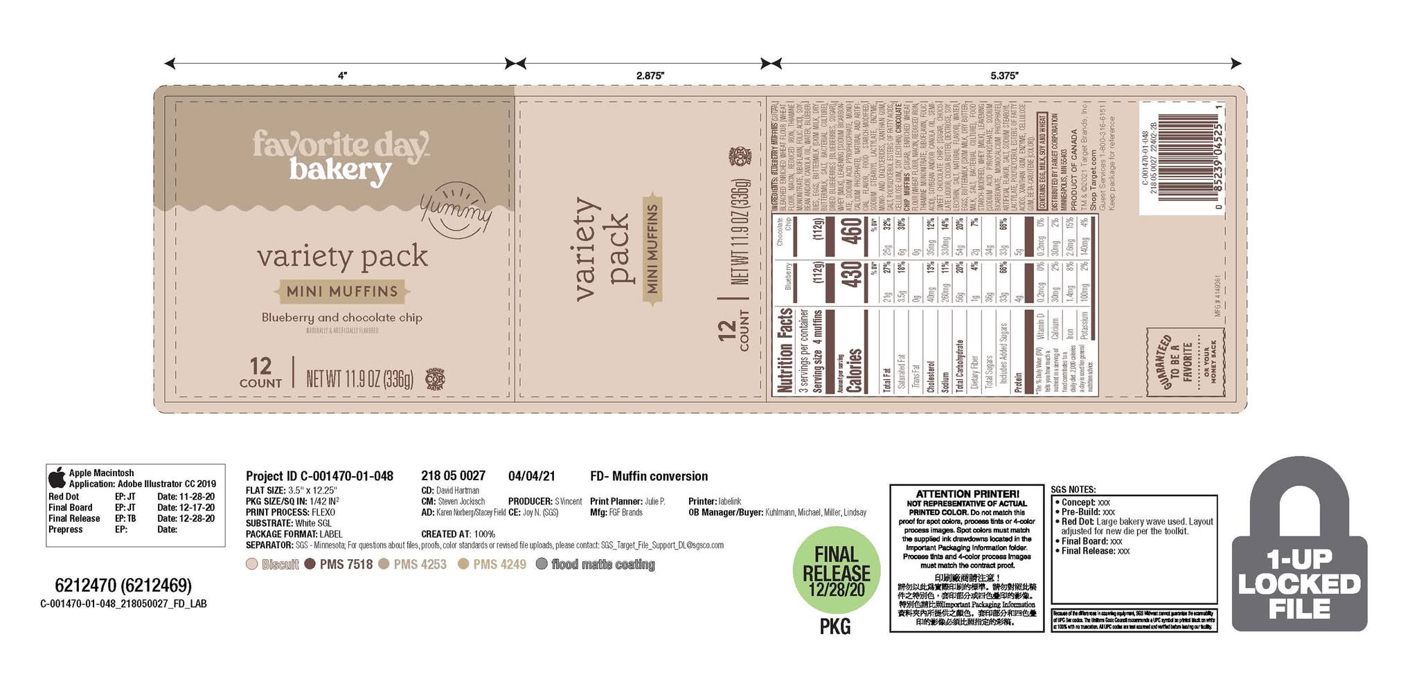 Archer Farms Assorted Mini Muffins (11.9 oz)