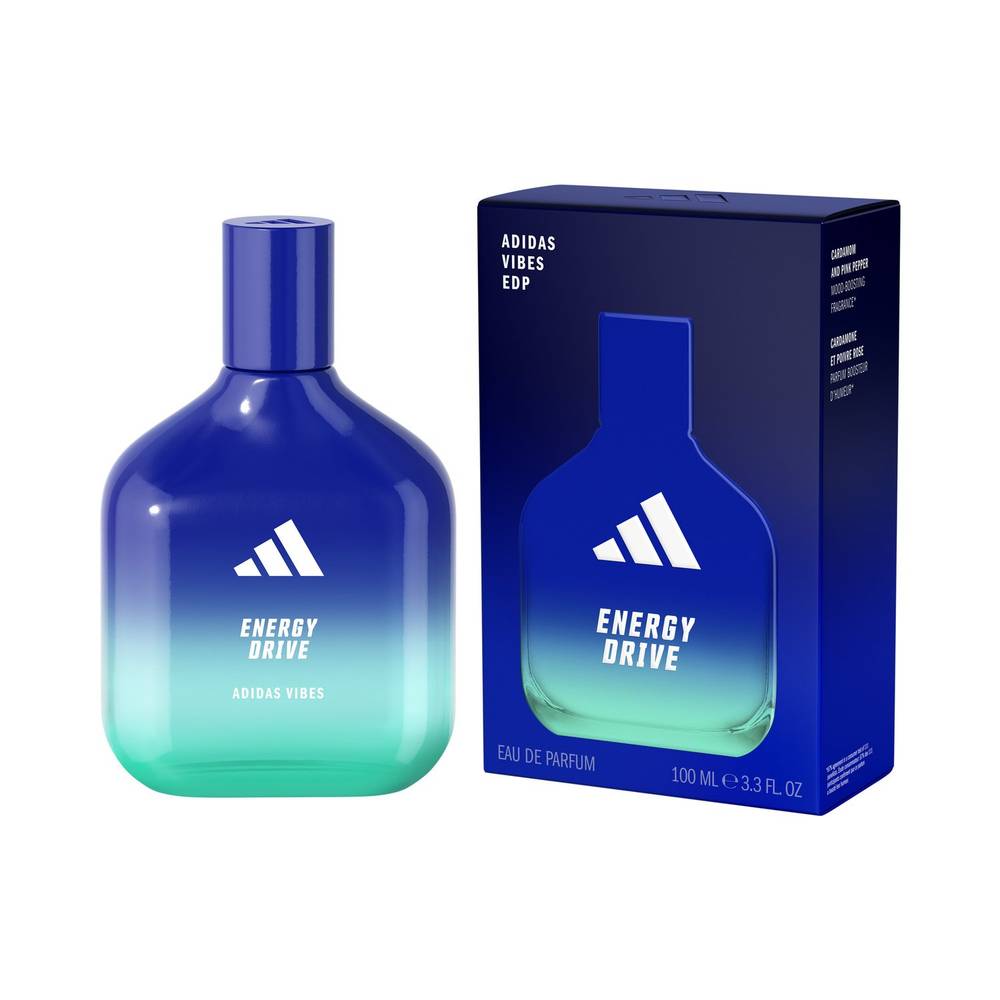 Adidas - Eau de parfum energy drive, aromatic fougere (100ml)