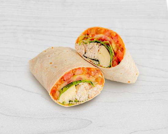 Chicken TBM wrap with sundried tomato