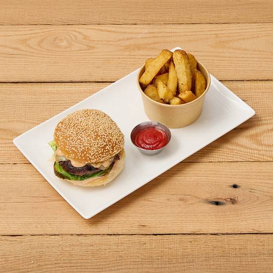 tender burger plate