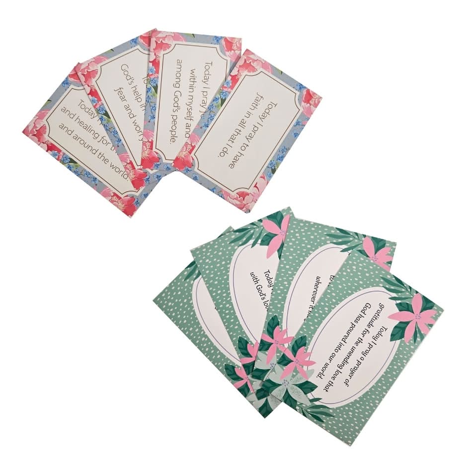 Mothers Day Prayer Cards, Assorted Designs, 4 pc Pack.  Styles sold separately .