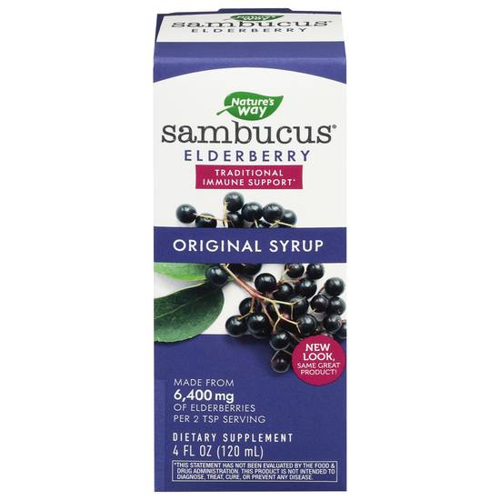 Nature's Way Sambucus Standardized Elderberry Original Syrup
