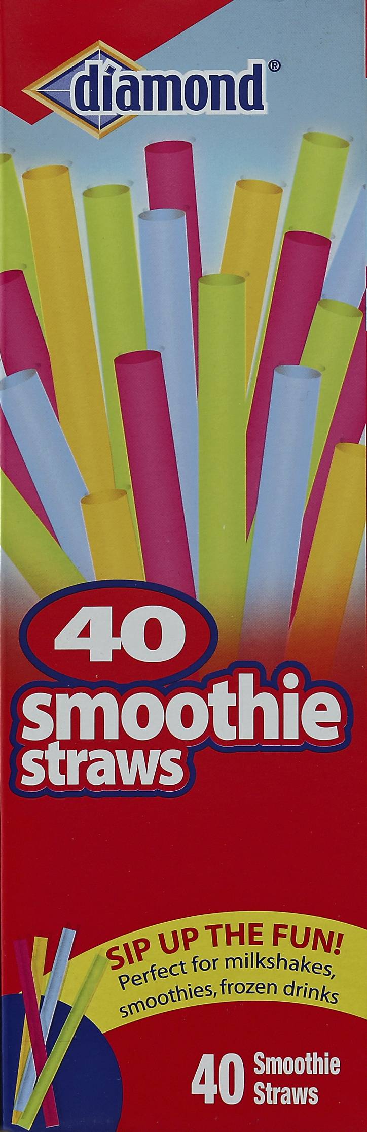 Diamond Smoothie Straws (40 ct)