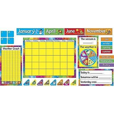 Trend Enterprises Year Around Calendar Board Set Pre-Kindergarten To 3rd Grade (assorted)