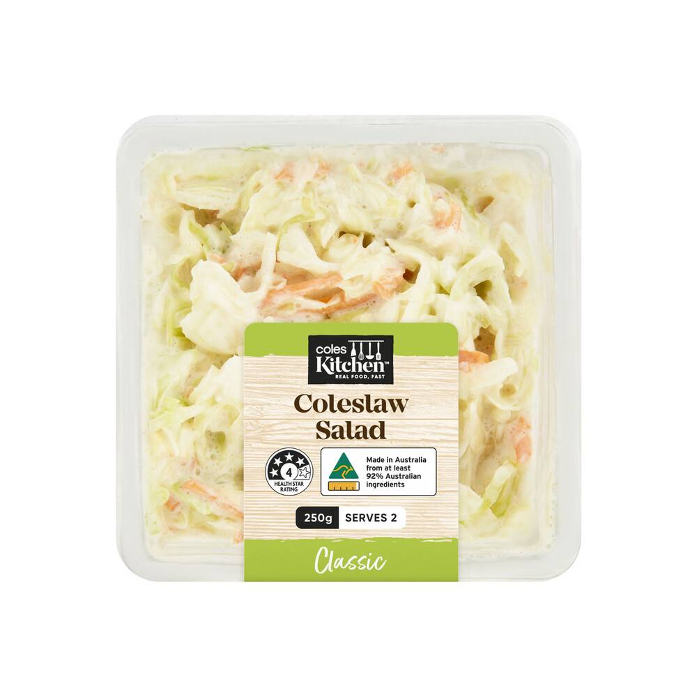 Coles Kitchen Coleslaw Salad 250g