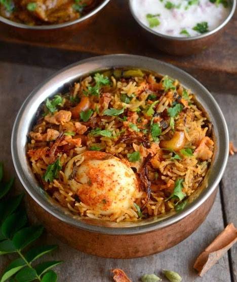 Egg Dum Biryani