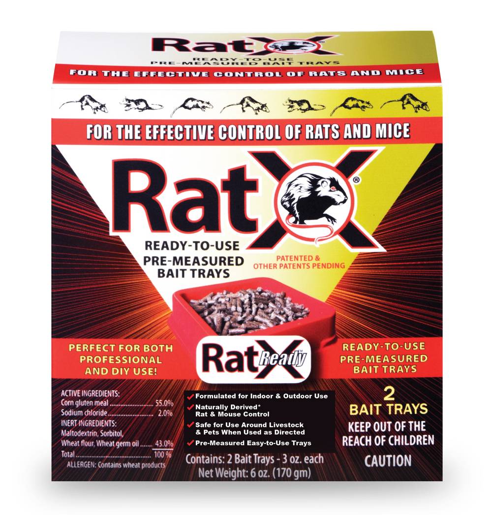 RatX Bait Tray 2 Count Rat Killer | 620104