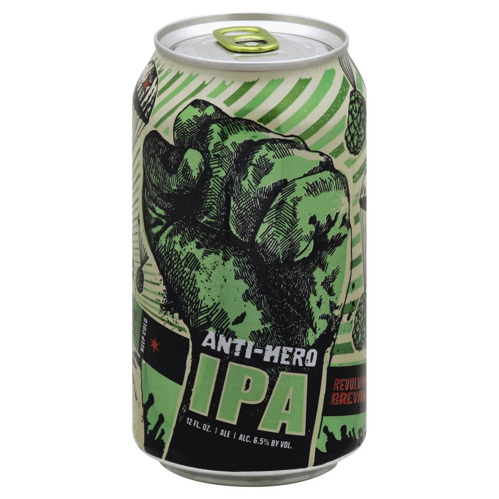 Revolution Brewing Anti-Hero Ipa Beer (6 pack, 12 fl oz)