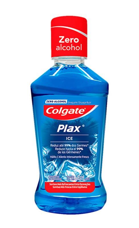 Colgate Enjuague Bucal Plax Ice Botella 60 Ml