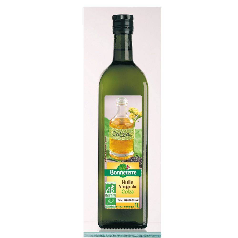 Bonneterre - Huile de colza vierge bio (1L)