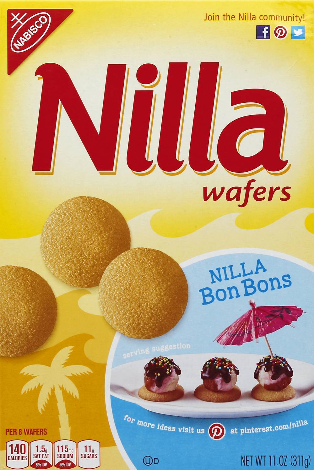 Nilla Wafer Cookies, Vanilla (11 oz)