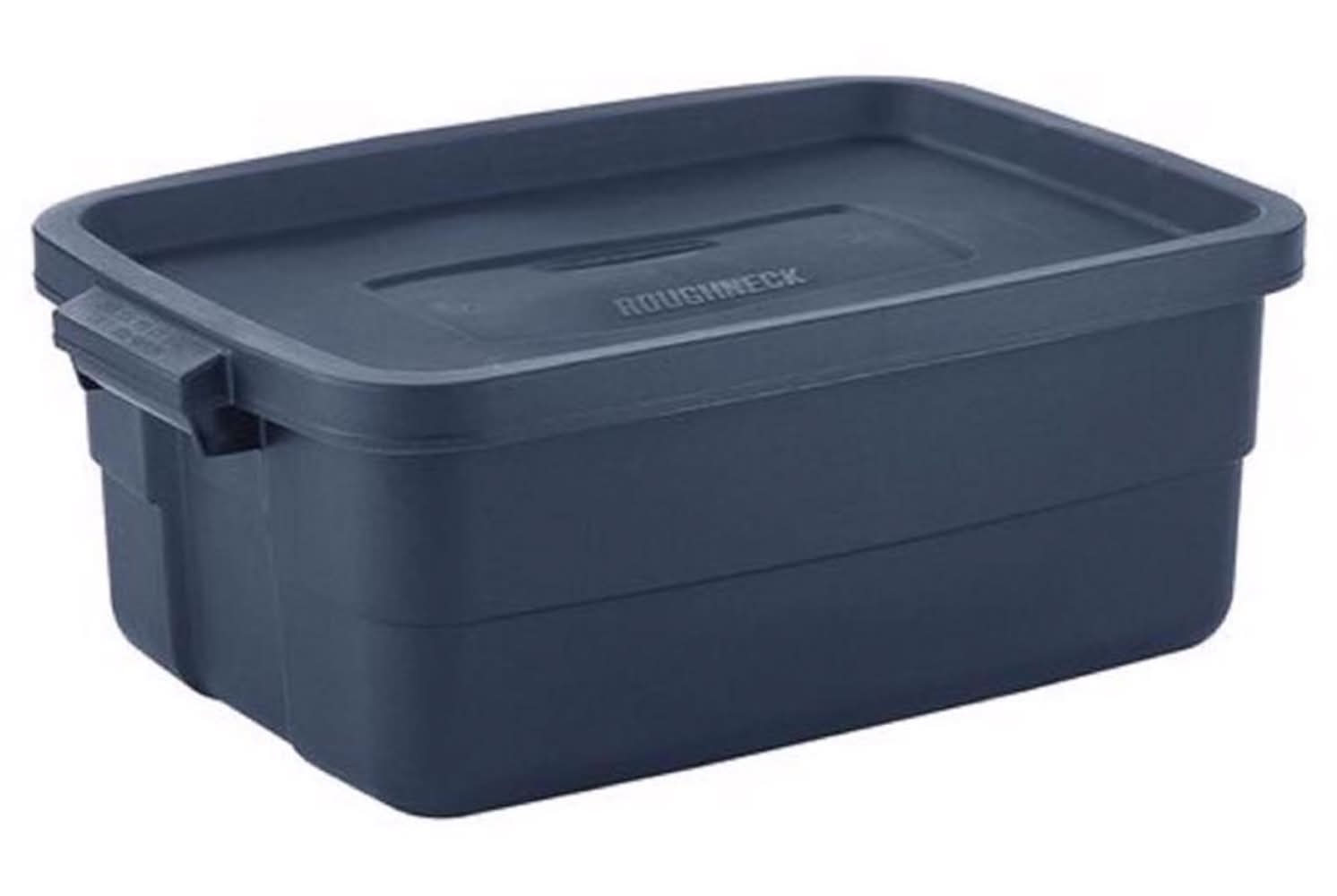 Rubbermaid Roughneck 10 Gal Navy Storage Box 8.875 In. H X 15.875 In. W X 23.875 In. D Stackable