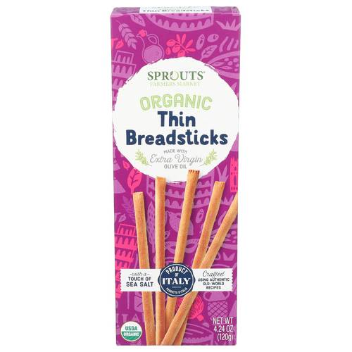 Sprouts Organic Thin Breadsticks