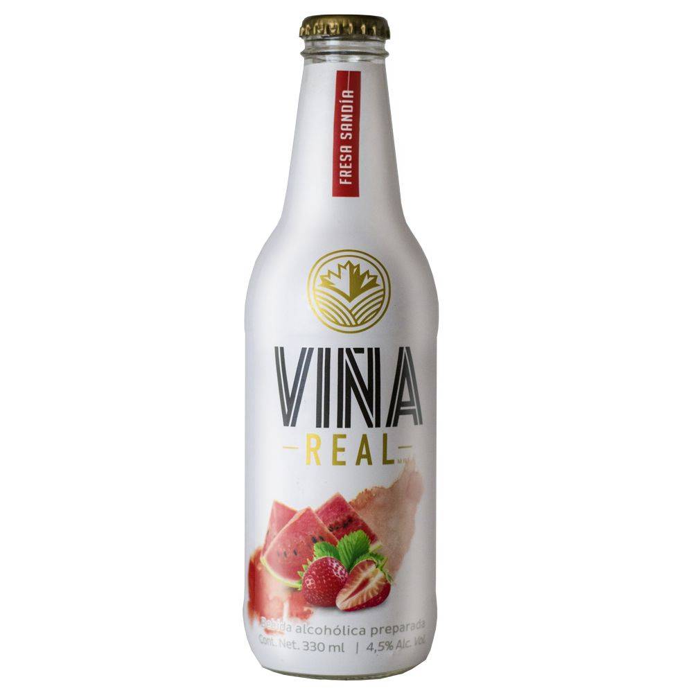 Viña Real · Bebida alcohólica preparada, fresa/sandia (330 ml)