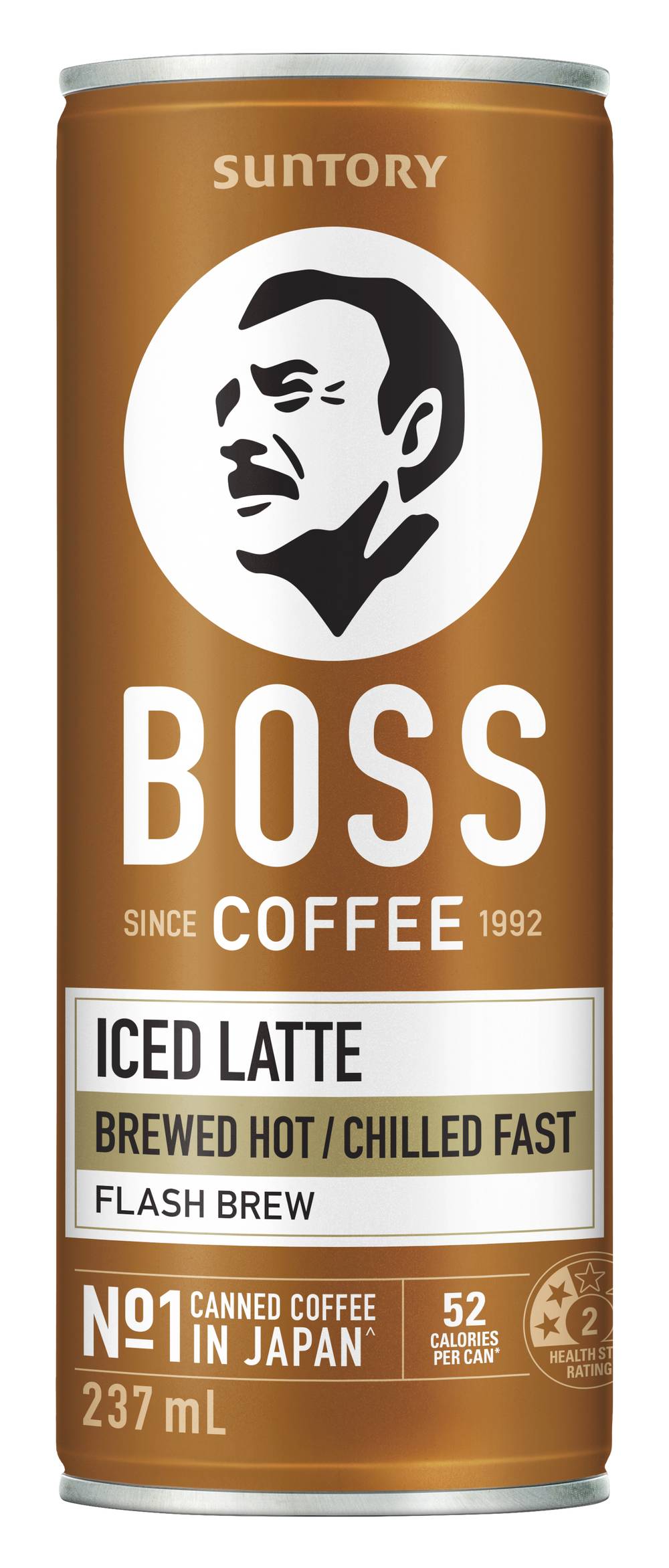 BOSS Flash Brew Iced Latte Coffee (237mL)