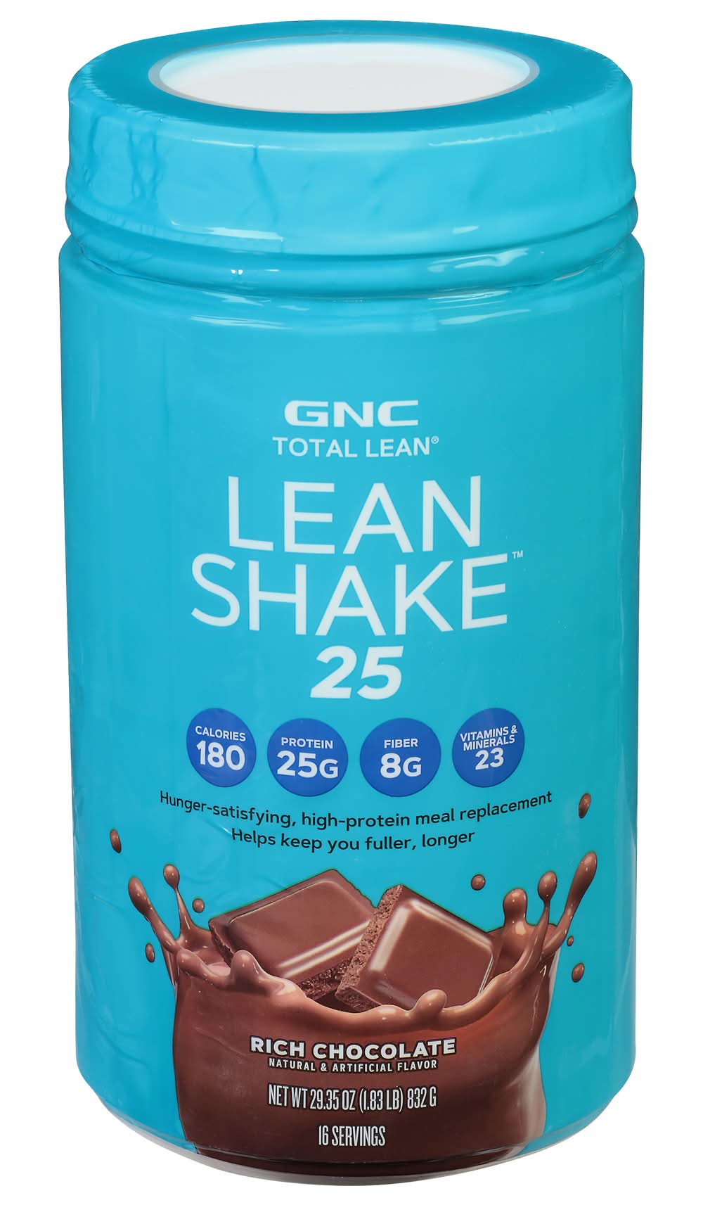 GNC Total Lean 25 Shake, Rich Chocolate (29.35 oz)