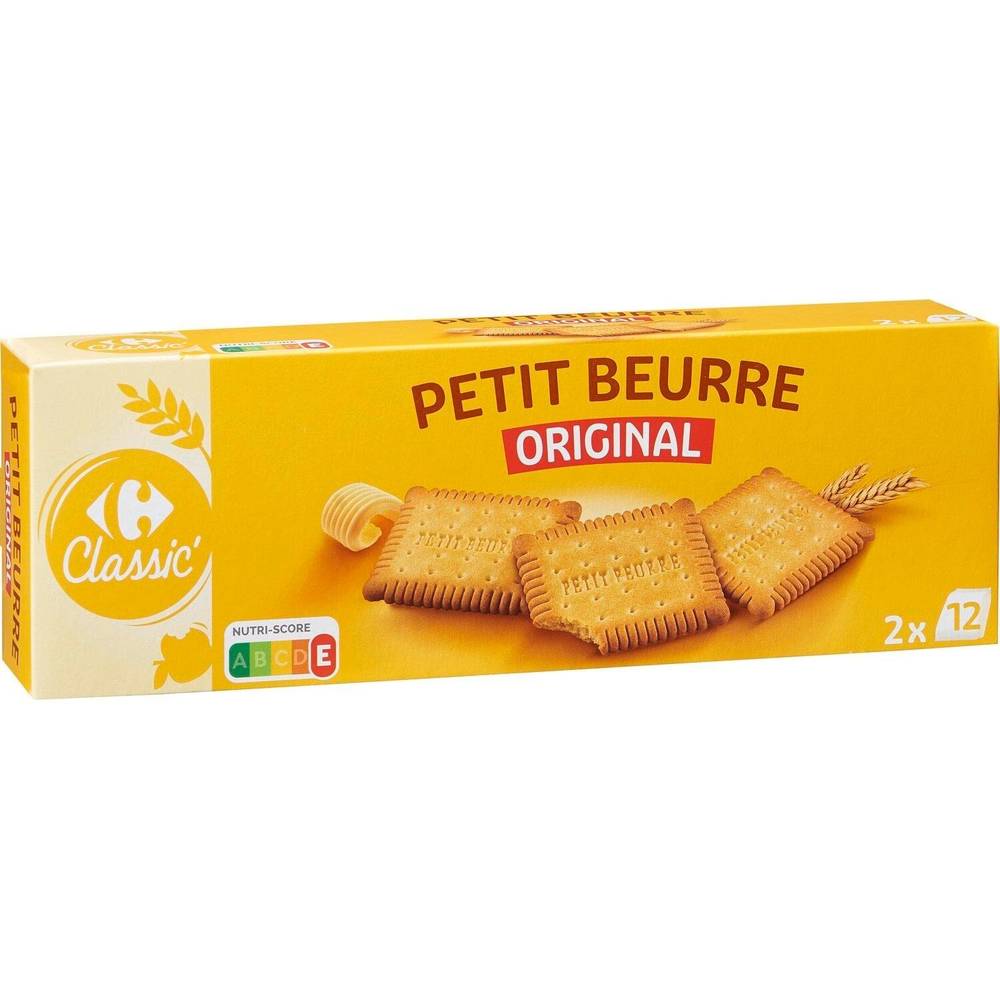 Biscuits Petit Beurre Original CARREFOUR CLASSIC' - la boite de 200g