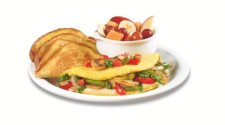 Loaded Veggie Omelette