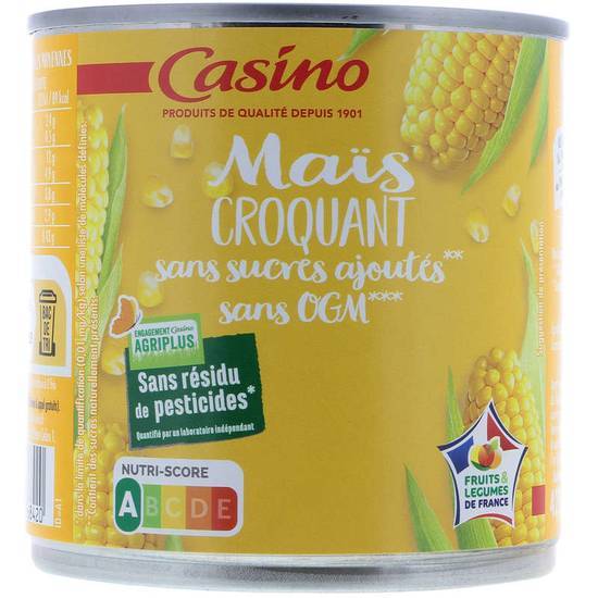 Casino Maïs Croquant Sans OGM Sans Sucres Ajoutés 285 g