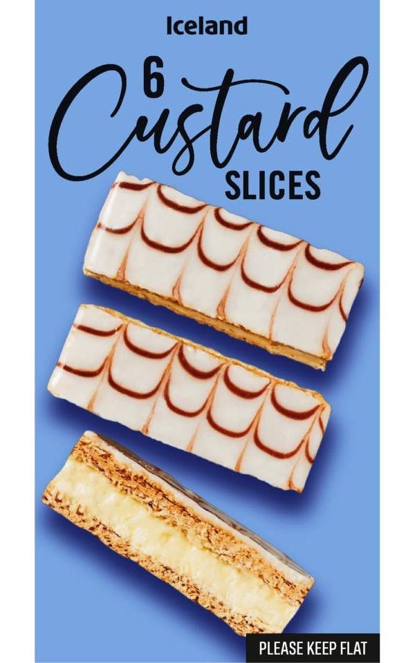 Iceland Custard Slices 6 Pack