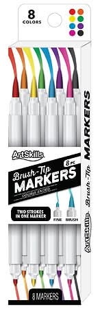ArtSkills Brush-Tip Markers (3.9 oz)