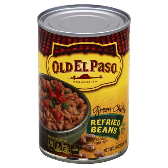 Old El Paso Green Chiles Refried Beans