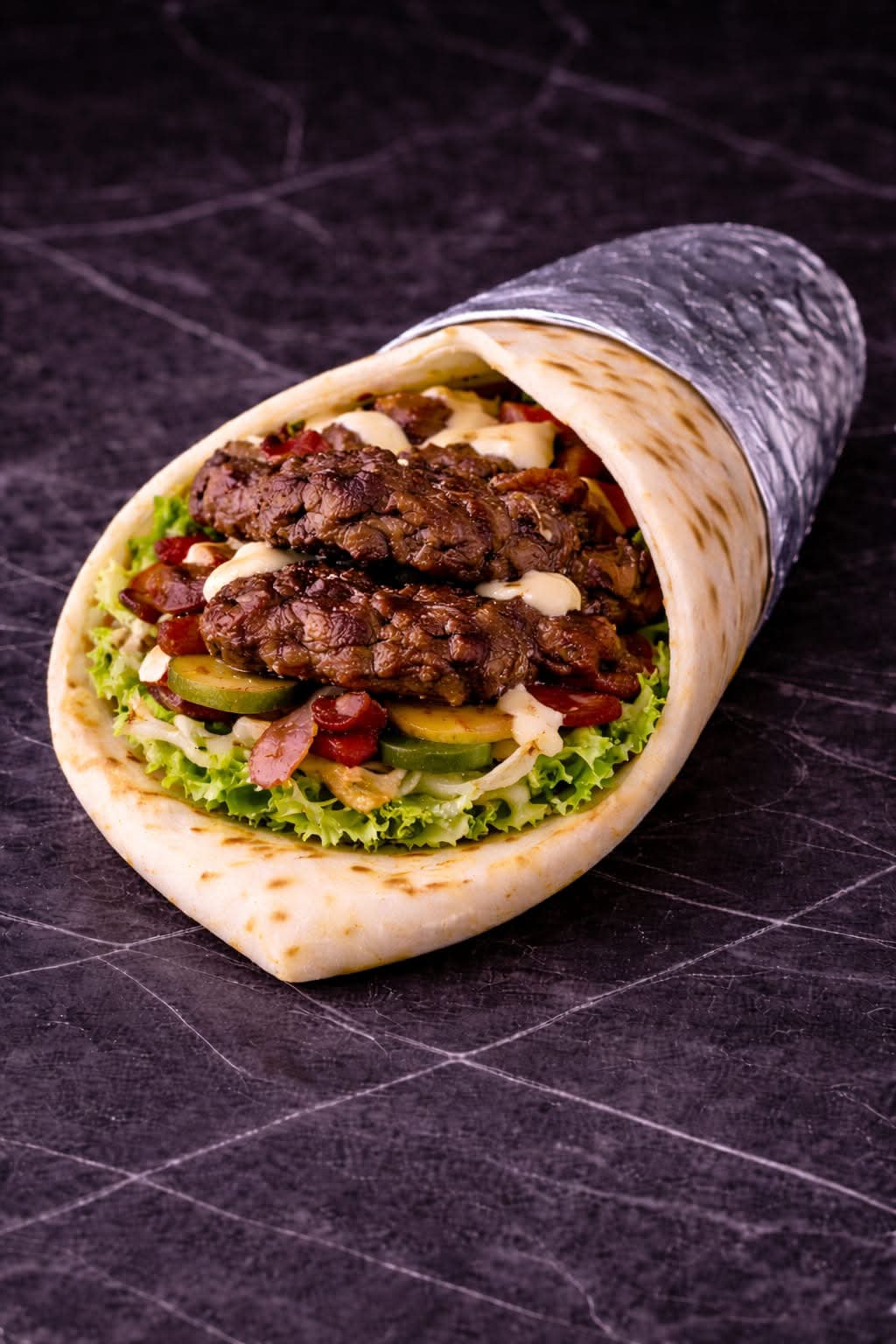 Cheese Naan steak haché
