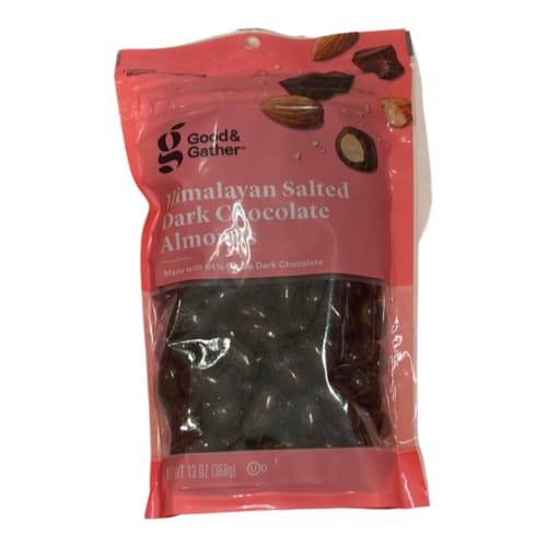 Good & Gather Almonds, Himalayan Salted-Dark Chocolate (13 oz)