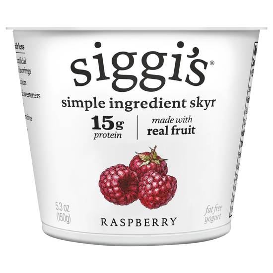 Siggi's Non Fat Raspberry Yogurt (5.3 oz)