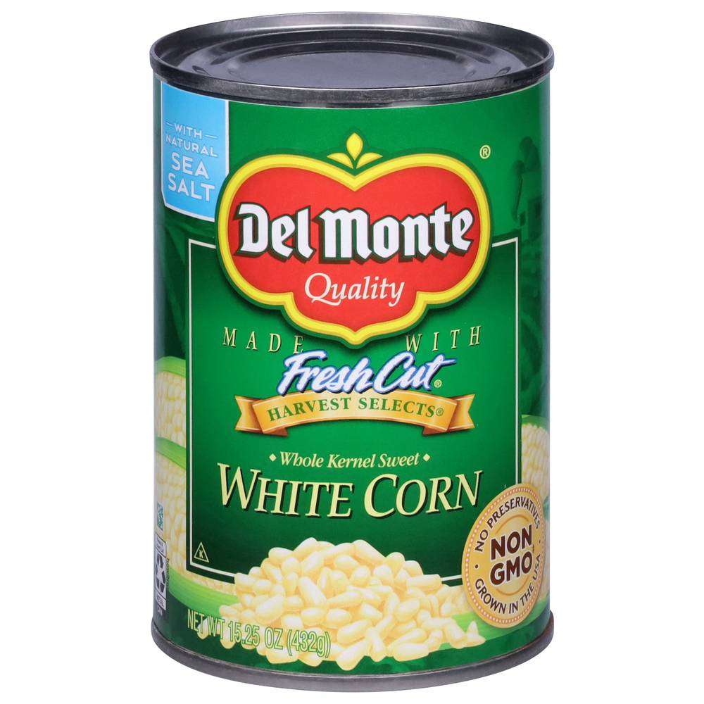 Del Monte Fresh Cut Harvest Selects Whole Kernel Sweet White Corn