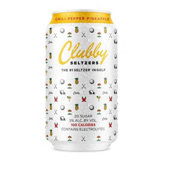 Clubby Chili Pepper Pineapple Hard Seltzer (6x 12oz cans)