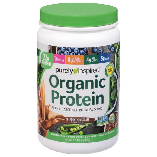 Purely Inspired Organic Protein Plant-Based Decadent Chocolate (1.5 lb)