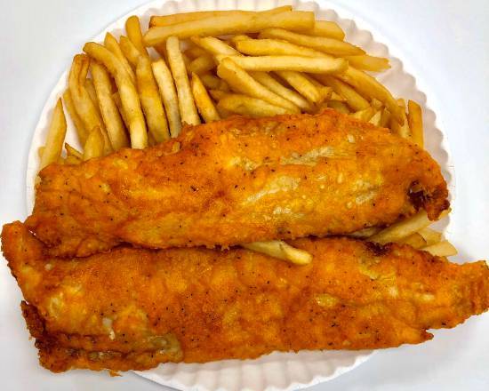 Whiting Fish with Fries