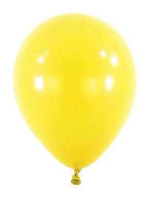 Party City 11 Latex Balloons, Yellow Sunshine, 100/Pack (AM6004800401-09)