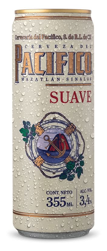 PACIFIICO SUAVE LATA TALL355ML