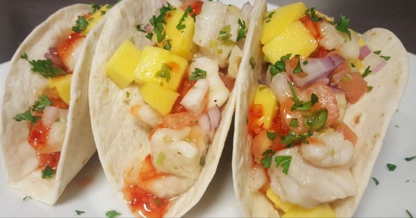 Shrimp Mango Tacos