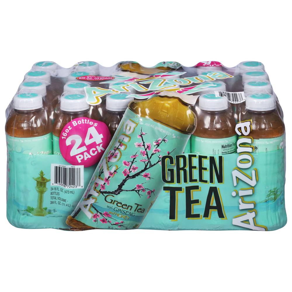 AriZona Green Tea, Ginseng, Honey (24 x 16 fl oz)